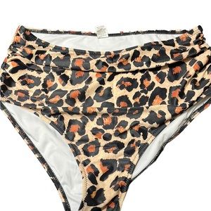Large Cheetah Swim Bottoms